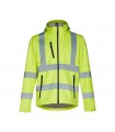 THC ZAGREB WORK Chaqueta de alta visibilidad para hombre con capucha removible