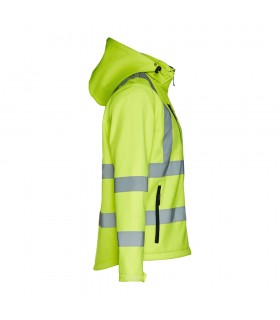 THC ZAGREB WORK Chaqueta de alta visibilidad para hombre con capucha removible