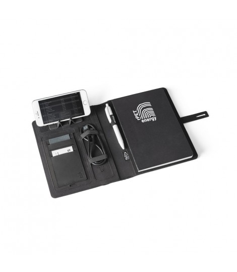 EMERGE A5 FOLDER Carpeta A5 con cargador inalambrico