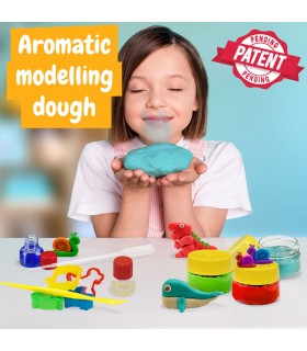 Modeling Dough Factory Kit II Juego educativo suministrado con una bolsa de regalo plegable de 190T