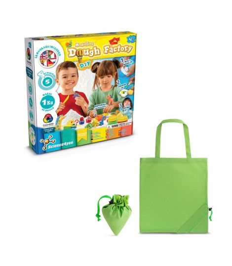 Modeling Dough Factory Kit II Juego educativo suministrado con una bolsa de regalo plegable de 190T