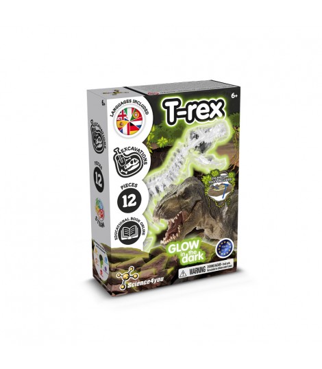 Fossil Excavation Kit II Juego educativo suministrado con una bolsa de regalo de papel kraft 90 g m