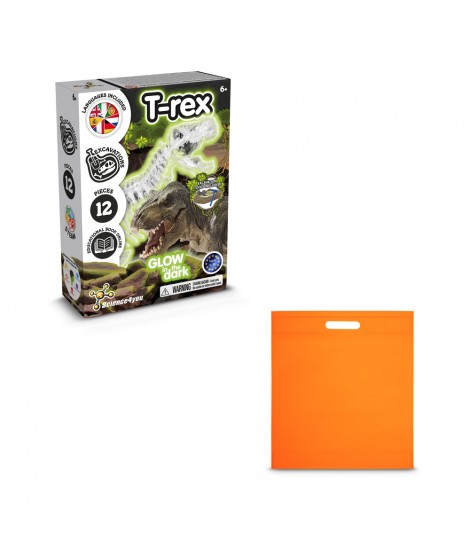 Fossil Excavation Kit IV Juego educativo suministrado con una bolsa de regalo de non woven 80 g m