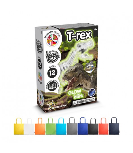 Fossil Excavation Kit V Juego educativo suministrado con una bolsa de regalo plegable de 190T