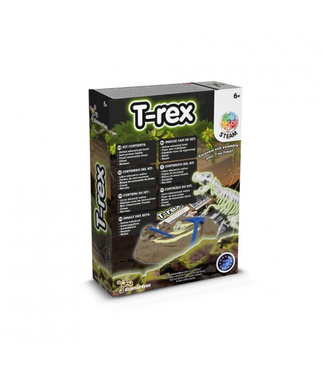 Fossil Excavation Kit V Juego educativo suministrado con una bolsa de regalo plegable de 190T