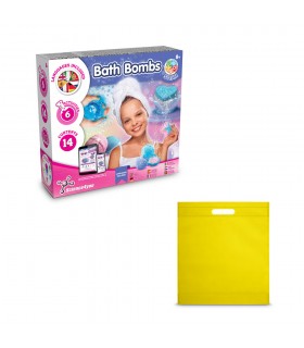 Bath Bombs Kit IV Juguete educativo suministrado con una bolsa de regalo de non woven 80 g m