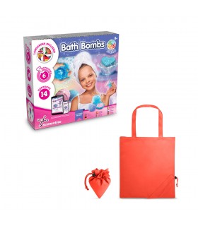 Bath Bombs Kit V Juguete educativo suministrado con una bolsa de regalo plegable de 190T