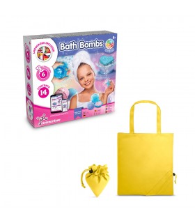 Bath Bombs Kit V Juguete educativo suministrado con una bolsa de regalo plegable de 190T