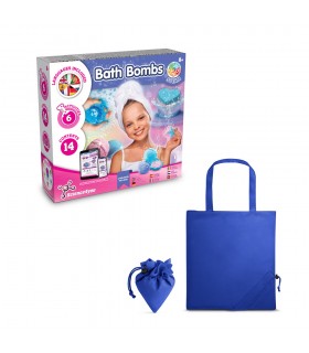 Bath Bombs Kit V Juguete educativo suministrado con una bolsa de regalo plegable de 190T