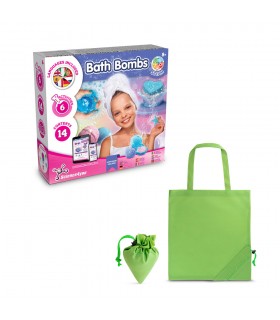 Bath Bombs Kit V Juguete educativo suministrado con una bolsa de regalo plegable de 190T
