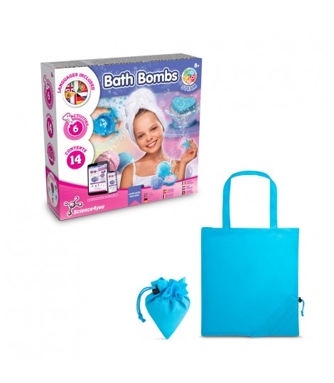 Bath Bombs Kit V Juguete educativo suministrado con una bolsa de regalo plegable de 190T