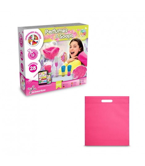 Perfume Soap Factory Kit IV Juego educativo suministrado con una bolsa de regalo de non woven 80 g m