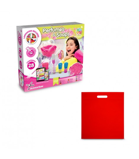Perfume Soap Factory Kit IV Juego educativo suministrado con una bolsa de regalo de non woven 80 g m