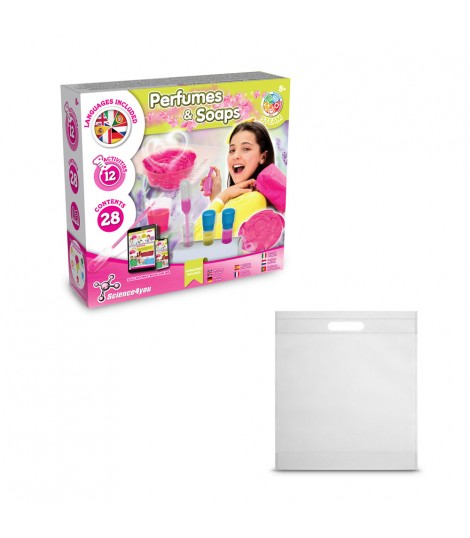 Perfume Soap Factory Kit IV Juego educativo suministrado con una bolsa de regalo de non woven 80 g m