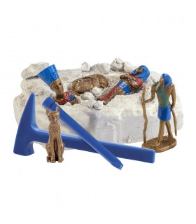 Ancient Egypt Excavation Kit II Juego educativo suministrado con una bolsa de regalo de papel kraft 90 g m