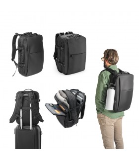 DALLAS Mochila de viaje de poliester reciclado de alta densidad 600D para portatil de 173