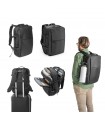 DALLAS Mochila de viaje de poliester reciclado de alta densidad 600D para portatil de 173