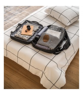 DALLAS Mochila de viaje de poliester reciclado de alta densidad 600D para portatil de 173