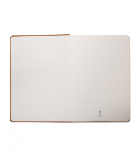 HUXLEY Cuaderno A5 con paginas a rayas FSC color marfil