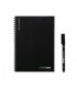 INFINITEBOOK PLAIN A5 Infinitebook con tapa flexible y 15 paginas de pizarra blanca lisas