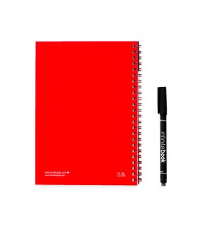 INFINITEBOOK PLAIN A5 Infinitebook con tapa flexible y 15 paginas de pizarra blanca lisas