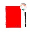 INFINITEBOOK PLAIN A5 Infinitebook con tapa flexible y 15 paginas de pizarra blanca lisas