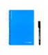 INFINITEBOOK PLAIN A5 Infinitebook con tapa flexible y 15 paginas de pizarra blanca lisas