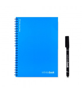 INFINITEBOOK PLAIN A5 Infinitebook con tapa flexible y 15 paginas de pizarra blanca lisas