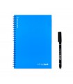 INFINITEBOOK PLAIN A5 Infinitebook con tapa flexible y 15 paginas de pizarra blanca lisas