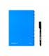 INFINITEBOOK PLAIN A5 Infinitebook con tapa flexible y 15 paginas de pizarra blanca lisas