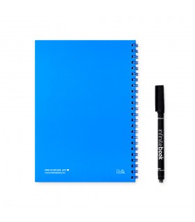 INFINITEBOOK PLAIN A5 Infinitebook con tapa flexible y 15 paginas de pizarra blanca lisas