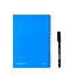 INFINITEBOOK PLAIN A5 Infinitebook con tapa flexible y 15 paginas de pizarra blanca lisas