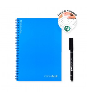INFINITEBOOK PLAIN A5 Infinitebook con tapa flexible y 15 paginas de pizarra blanca lisas