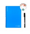 INFINITEBOOK PLAIN A5 Infinitebook con tapa flexible y 15 paginas de pizarra blanca lisas