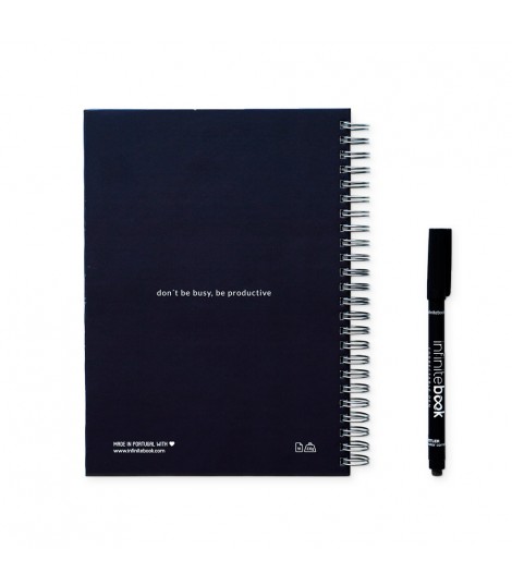 STARTER KIT INFINITE PLANNER A5 El set incluye un Diario permanente un kit de limpieza un marcador y un portamarcadores