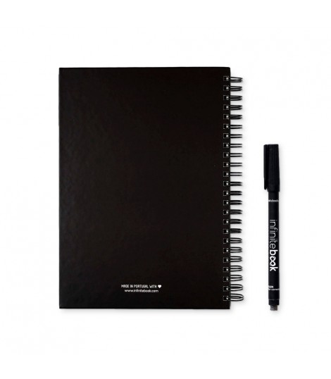 STARTER KIT INFINITEBOOK A5 El set incluye un Infinitebook un kit de limpieza un marcador y un portamarcadores