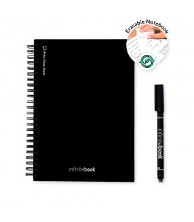 STARTER KIT INFINITEBOOK A5 El set incluye un Infinitebook un kit de limpieza un marcador y un portamarcadores