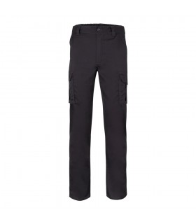 VL LUGH Pantalon elastico multibolsillos 240g m en algodon 46 EME 38 y poliester 16