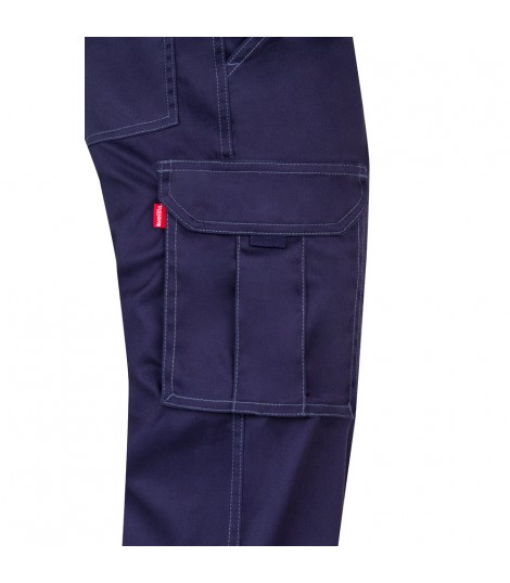 VL LUGH Pantalon elastico multibolsillos 240g m en algodon 46 EME 38 y poliester 16