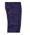 VL LUGH Pantalon elastico multibolsillos 240g m en algodon 46 EME 38 y poliester 16