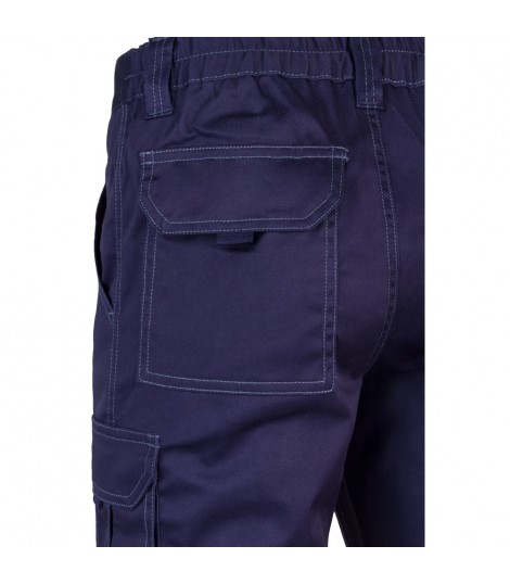 VL LUGH Pantalon elastico multibolsillos 240g m en algodon 46 EME 38 y poliester 16