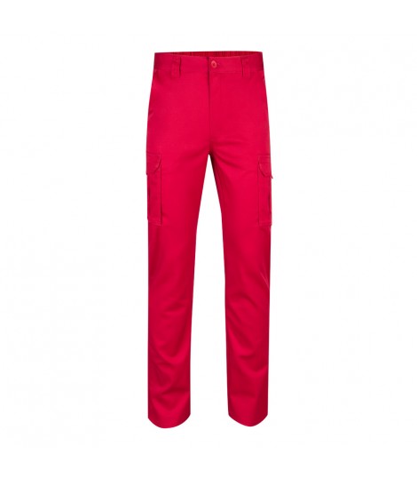 VL LUGH Pantalon elastico multibolsillos 240g m en algodon 46 EME 38 y poliester 16