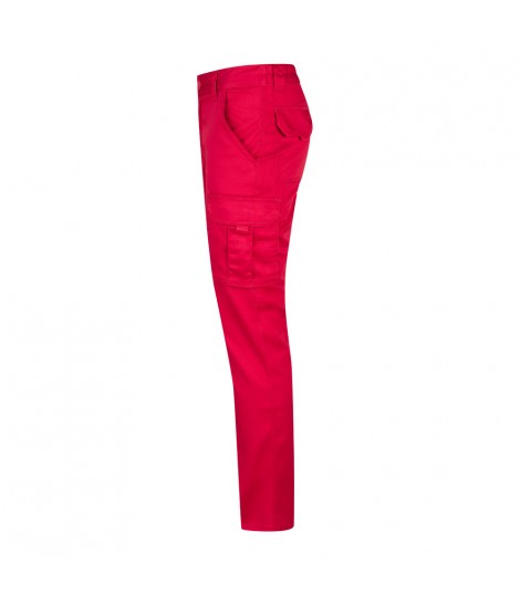 VL LUGH Pantalon elastico multibolsillos 240g m en algodon 46 EME 38 y poliester 16
