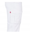 VL LUGH Pantalon elastico multibolsillos 240g m en algodon 46 EME 38 y poliester 16