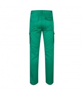 VL LUGH Pantalon elastico multibolsillos 240g m en algodon 46 EME 38 y poliester 16