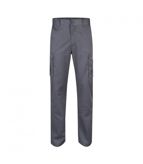 VL LUGH Pantalon elastico multibolsillos 240g m en algodon 46 EME 38 y poliester 16