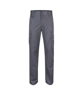 VL LUGH Pantalon elastico multibolsillos 240g m en algodon 46 EME 38 y poliester 16