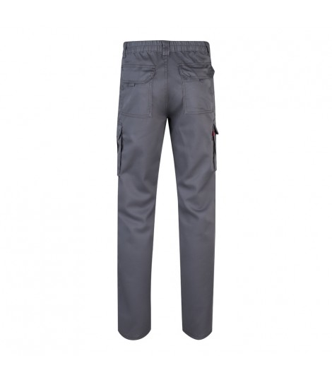 VL LUGH Pantalon elastico multibolsillos 240g m en algodon 46 EME 38 y poliester 16