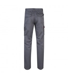 VL LUGH Pantalon elastico multibolsillos 240g m en algodon 46 EME 38 y poliester 16