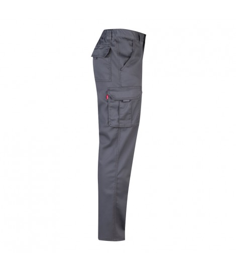 VL LUGH Pantalon elastico multibolsillos 240g m en algodon 46 EME 38 y poliester 16